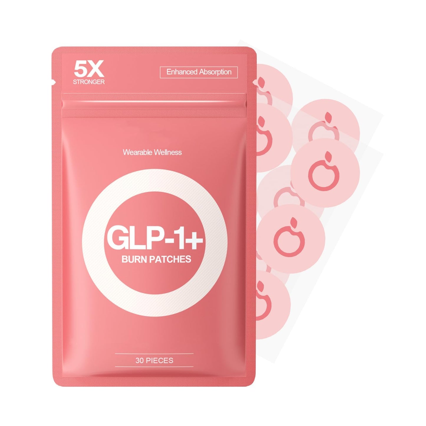 GLP-1 Patches – 12-Hour Hunger Management, New & Improved, 5x Stronger Formula