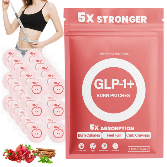 GLP1 Patches - Unisex, Natural Ingredients, Berberine, Cinnamon, Green Tea, Pomegranate | 30 Patches