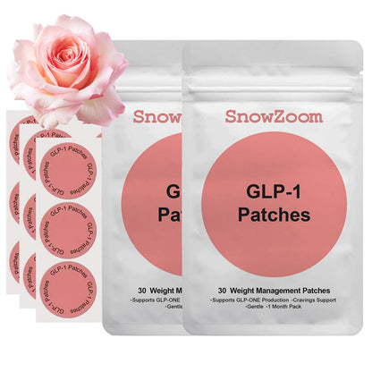 GLP-1 Patches for Women & Men with Natural Ingredients | 2 Months Supply | 60 Pcs