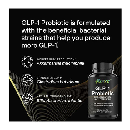 GLP-1 Probiotic 2 Pack - 60 Capsules | Multi-Strain + Prebiotic