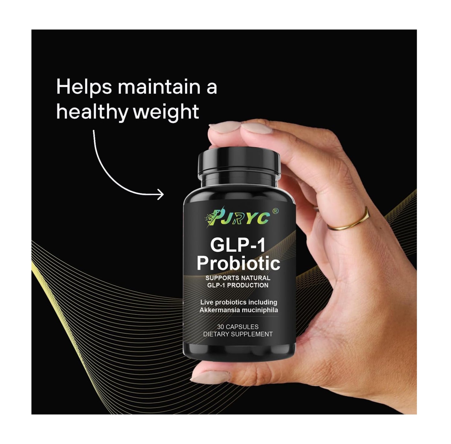 GLP-1 Probiotic 2 Pack - 60 Capsules | Multi-Strain + Prebiotic