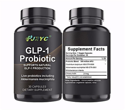 GLP-1 Probiotic 2 Pack - 60 Capsules | Multi-Strain + Prebiotic