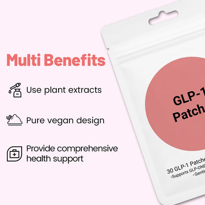 GLP-1 Wellness Patches — Natural Plant Ingredients for Women’s Health & Wellness (30 Count)