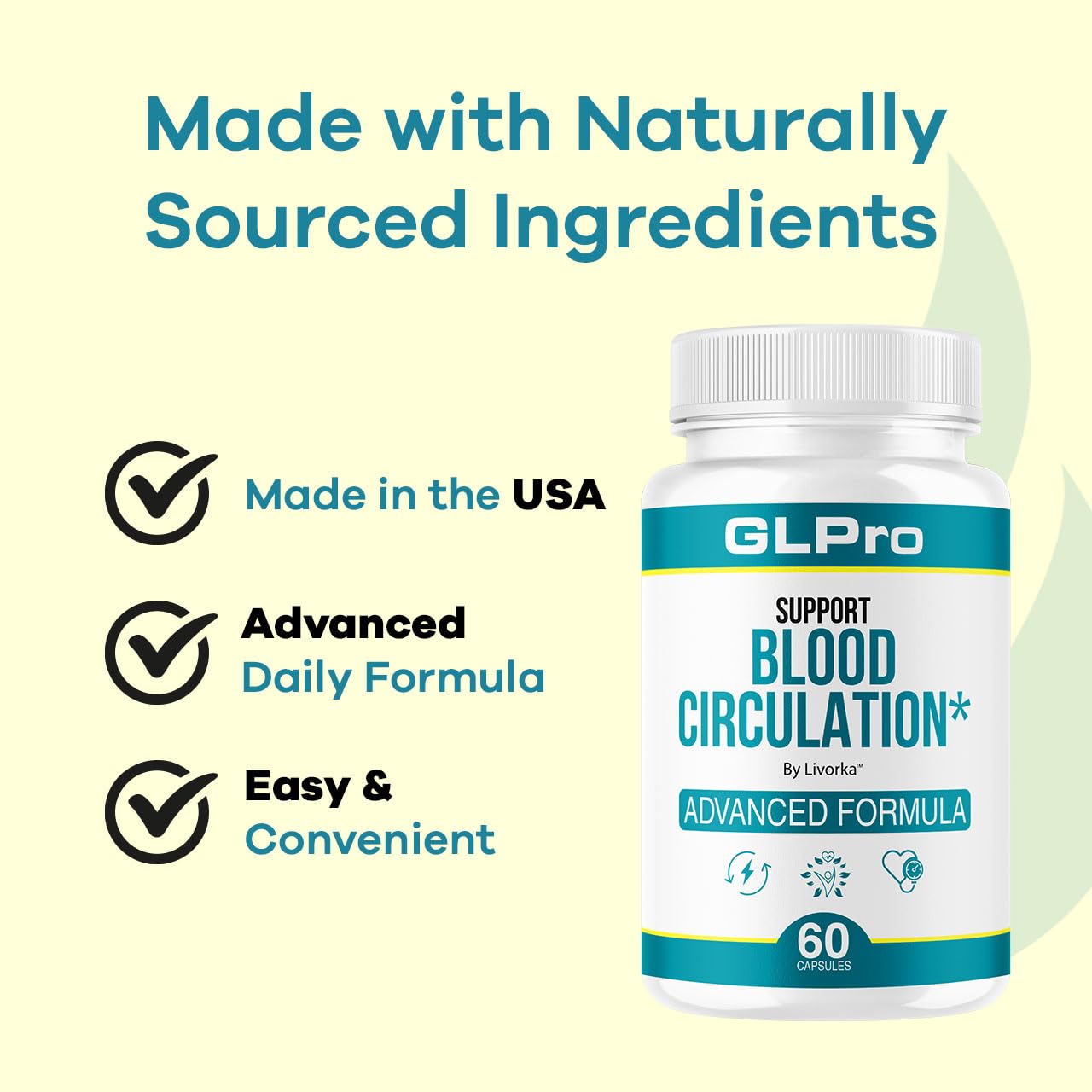 (3 Pack) GLPro Capsules – GL Pro Support & Blood Balance Formula | Premium Multivitamin 180 Capsules