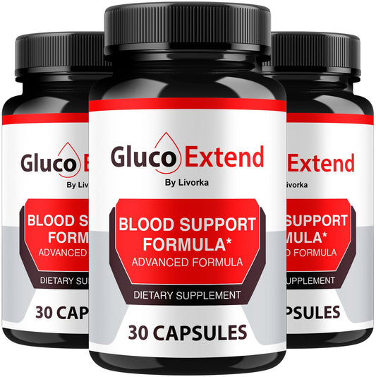 Gluco Extend 3-Pack Capsules - All-Natural Formula for Healthy Levels