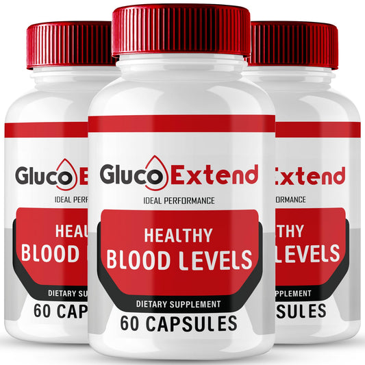 Gluco Extend Capsules – GlucoExtend Support Formula, Maximum Strength | Official 3 Pack Reviews