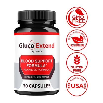 Gluco Extend 3-Pack Capsules - All-Natural Formula for Healthy Levels