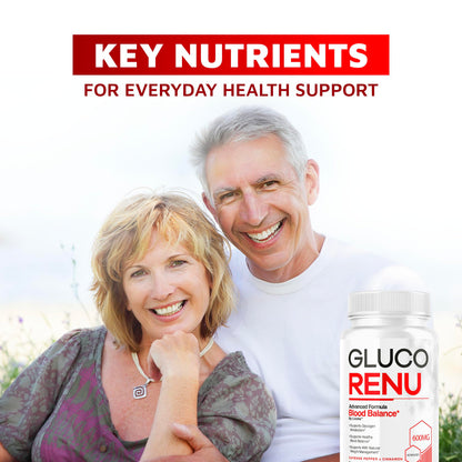 (3 Pack) Gluco Renu Capsules – Premium GlucoRenu Supplement, 90 Capsules