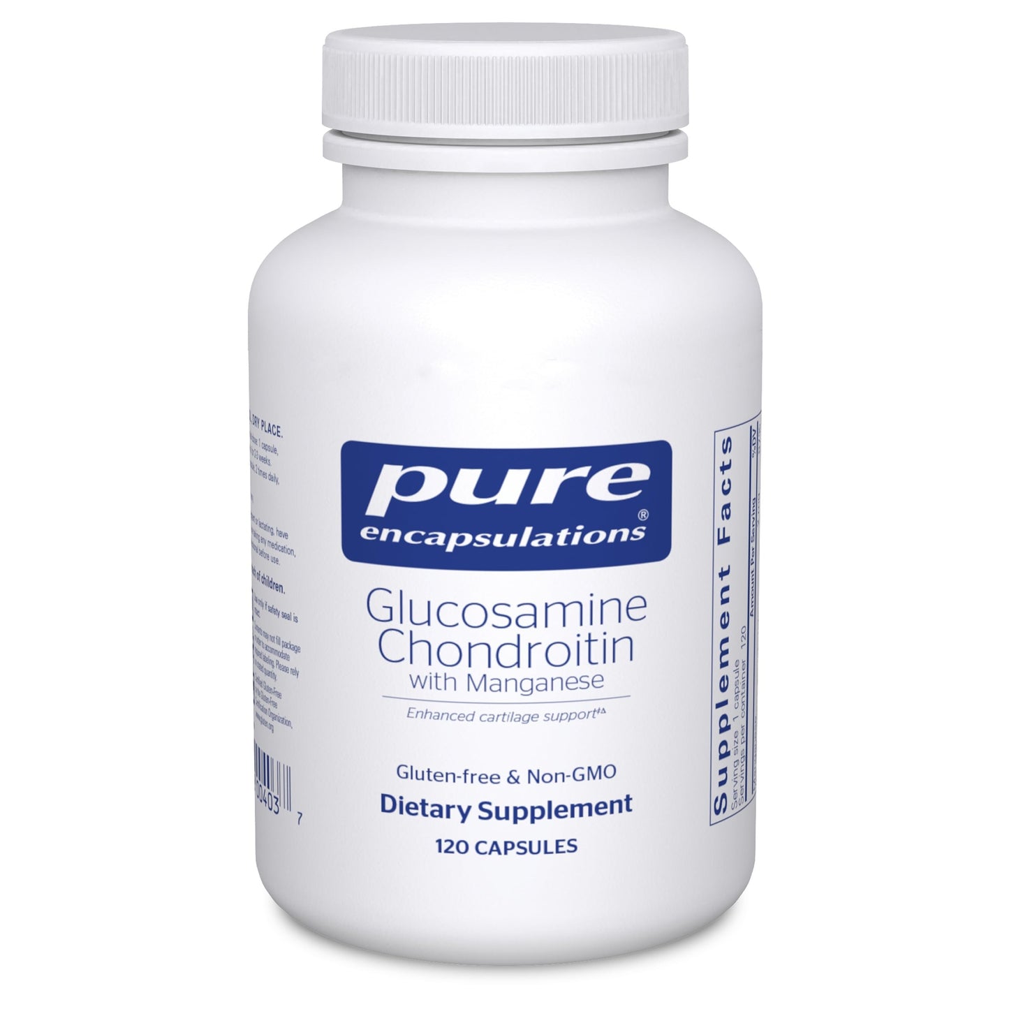 Pure Encapsulations Glucosamine Chondroitin with Manganese – Joint Support, Cartilage Health & Connective Tissue (120 Capsules)