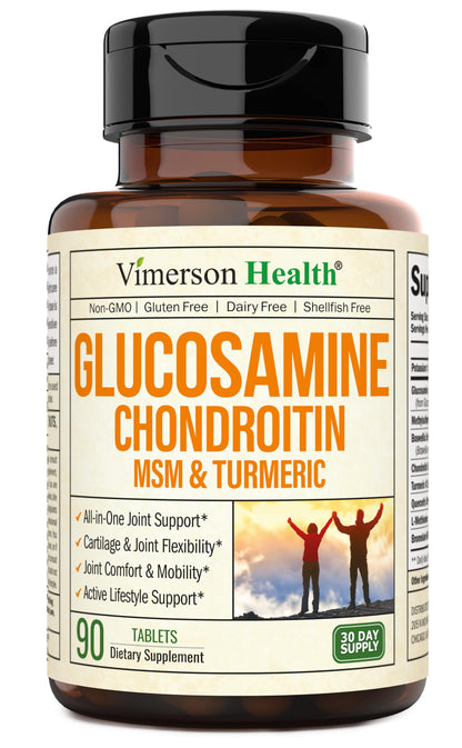 Glucosamine Chondroitin MSM 1500 mg – Joint Support & Cartilage Health (90 Tablets)