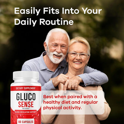 GlucoSense 3-Pack Capsules – Maximum Strength 180 Count