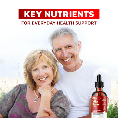 Glucovita Pure Drops – All Natural Gluco Vita Liquid Support (1 Month)