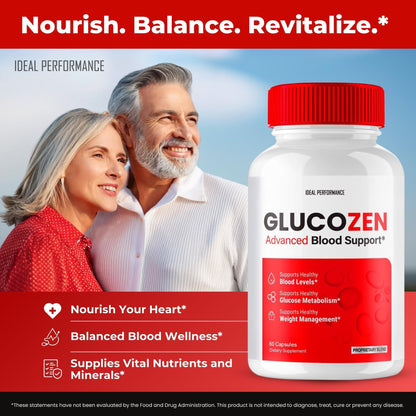 Glucozen Capsules – Maximum Strength, All Natural Formula – 2 Pack