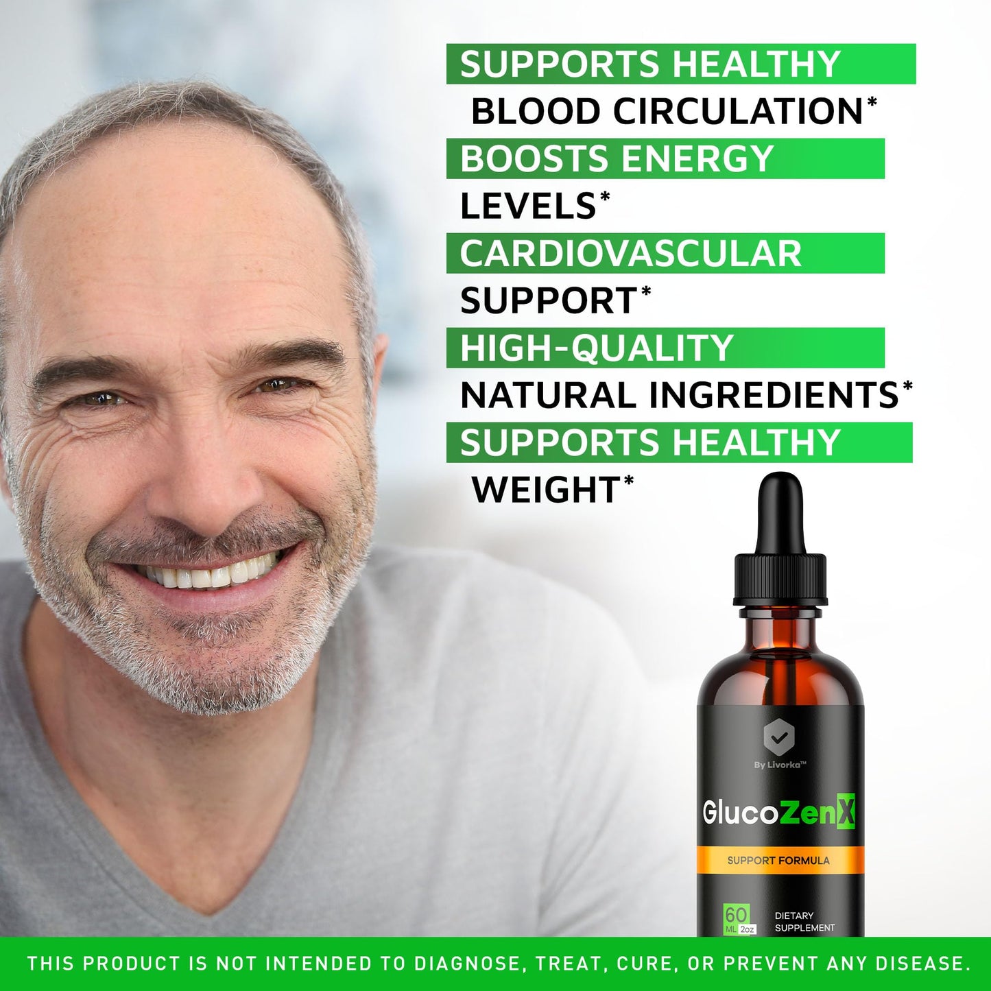 GlucoZenX Drops – Official GlucoZen X Liquid Drops | Premium All-Natural Daily Wellness (1 Month Supply)