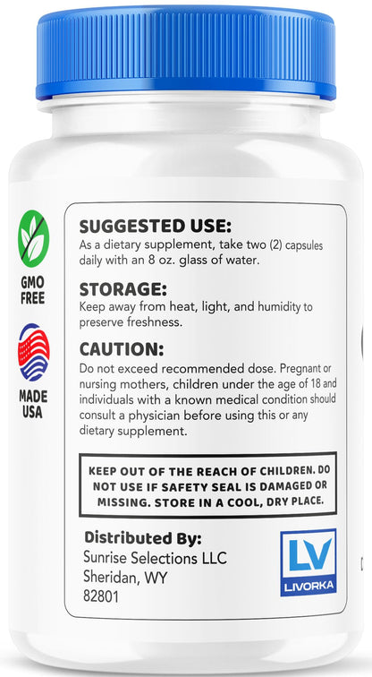 GlucoPeace Capsules (2 Pack) – Circulatory Support, 120 Count