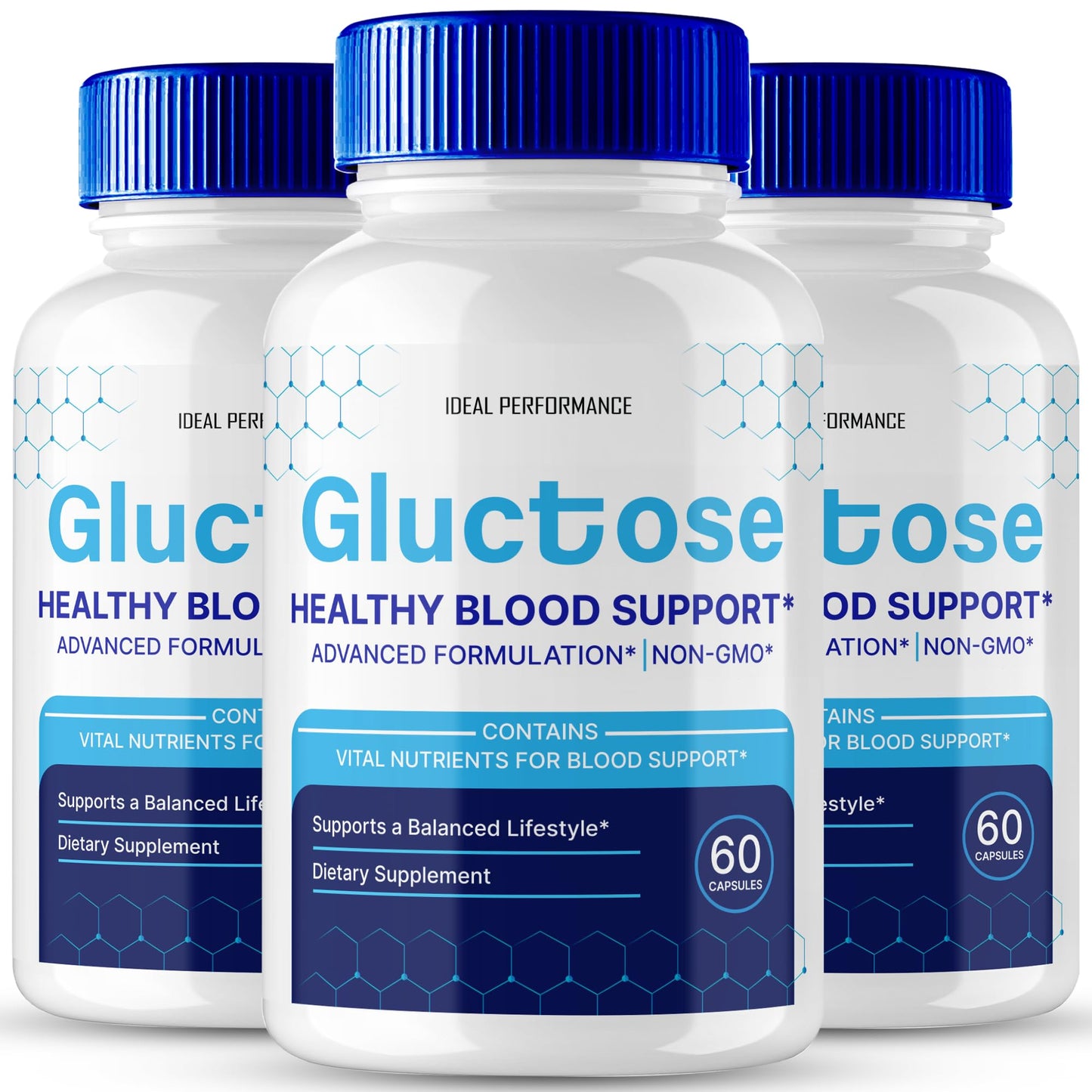 Gluctose Pills – Advanced Blood Support Formula (3 Pack) | Gluc Tose Blood Capsules
