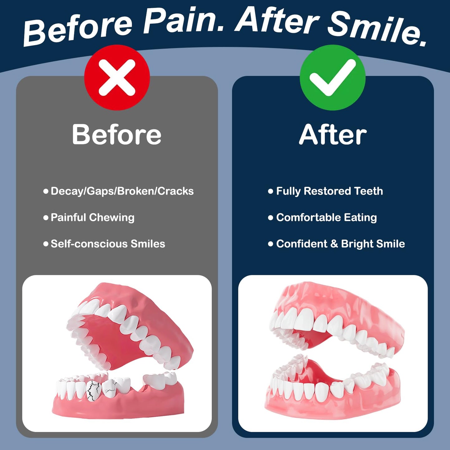 Dental Lab Denture Repair Glue (1oz) – Fast-Setting Bonding Adhesive for Dentures