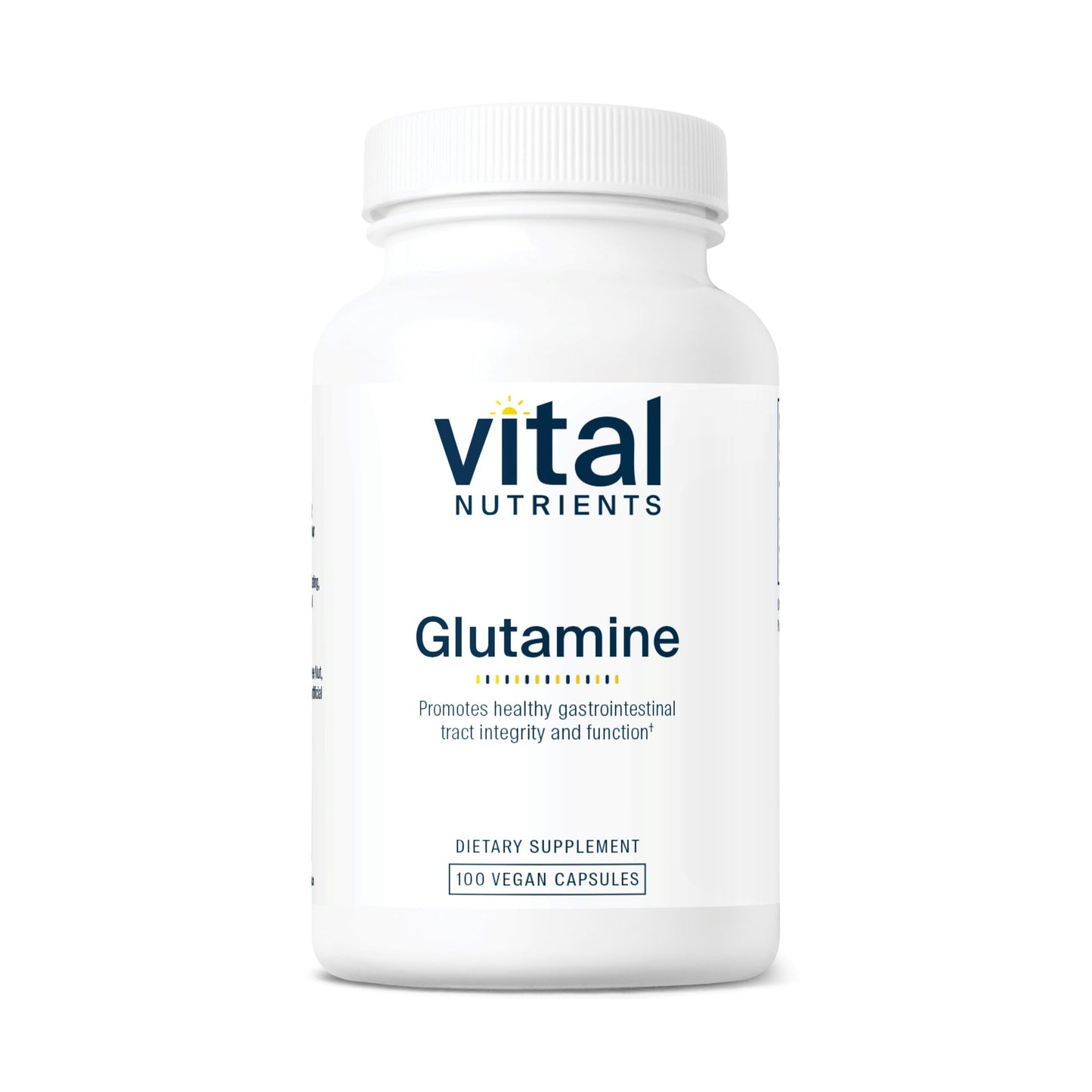 Vital Nutrients Glutamine 3400mg – 90 Capsules | GI Support | Gluten Free | Non-GMO
