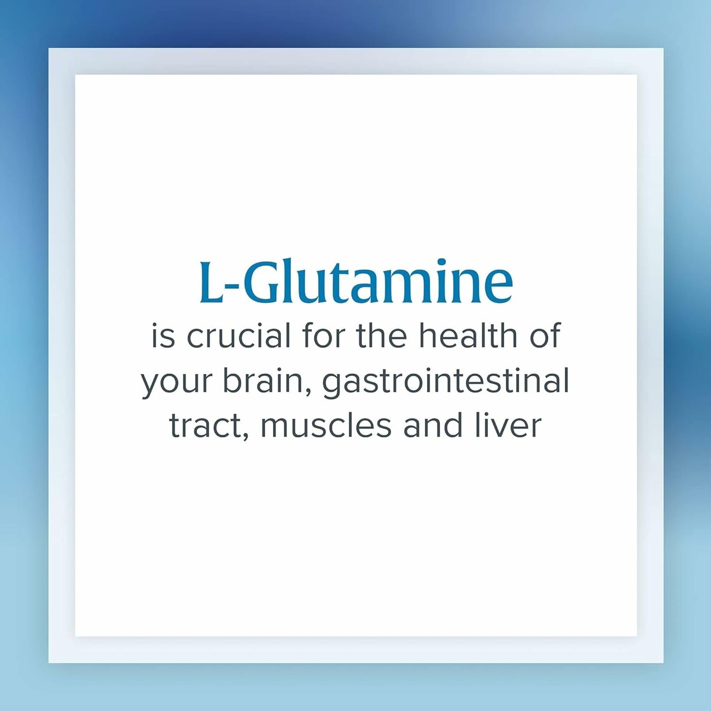 Natural Factors Micronized L-Glutamine Drink Mix 5000 mg – Supports Muscles and Immune Function – 8 oz