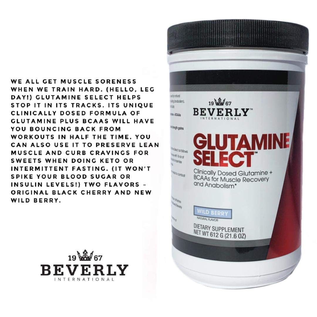 Beverly International Glutamine Select - 60 Servings | Lean Muscle & Recovery