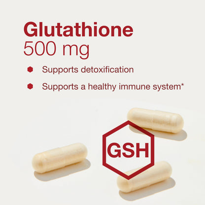 PROTOCOL FOR LIFE BALANCE Glutathione 500mg - Milk Thistle and Alpha-Lipoic Acid - 60 Veg Caps
