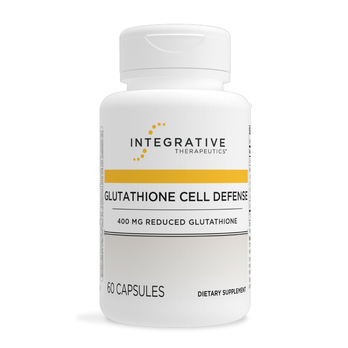 Integrative Therapeutics Glutathione Cell Defense - 60 Capsules | 400 mg Reduced GSH, L-Cysteine, and Anthocyanins
