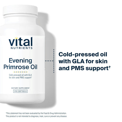 Evening Primrose Oil 1000mg – Vital Nutrients | 250 Softgels