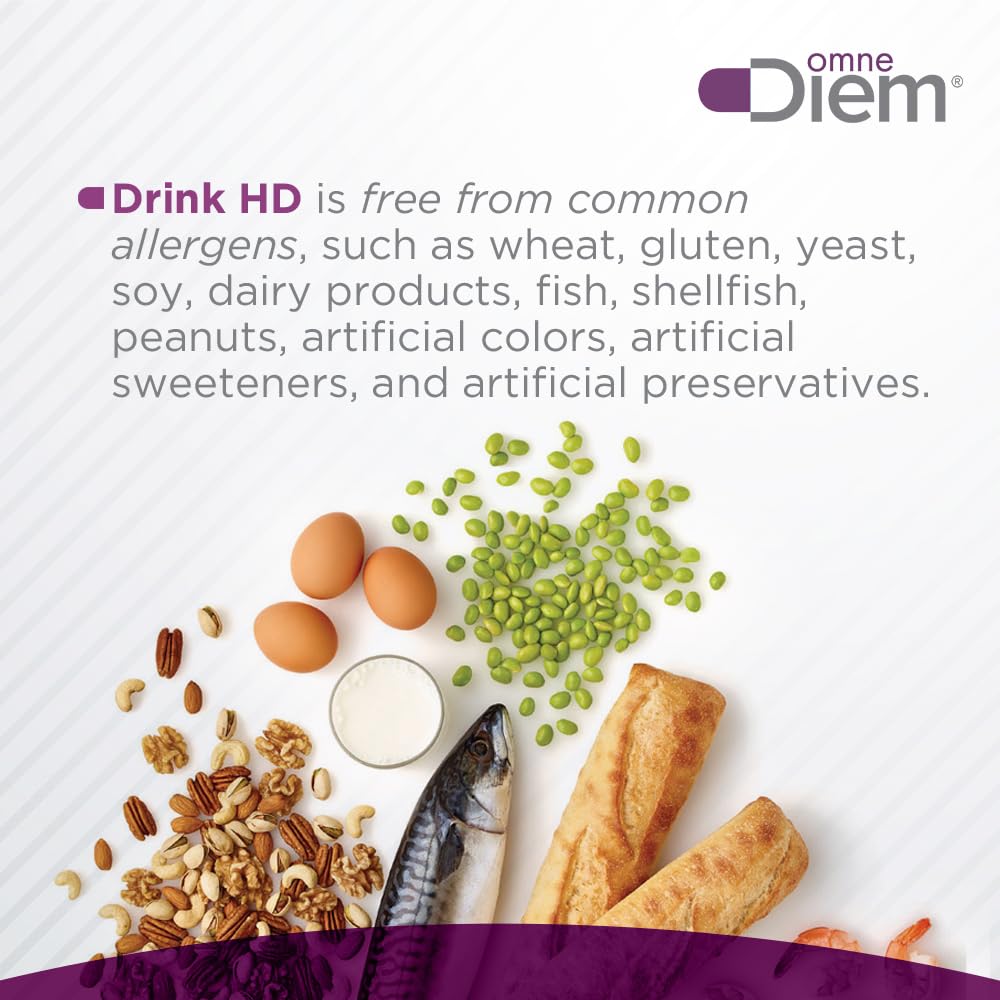 OmneDiem Drink HD – Natural Histamine Neutralizing Enzyme (DAO) 20 Capsules