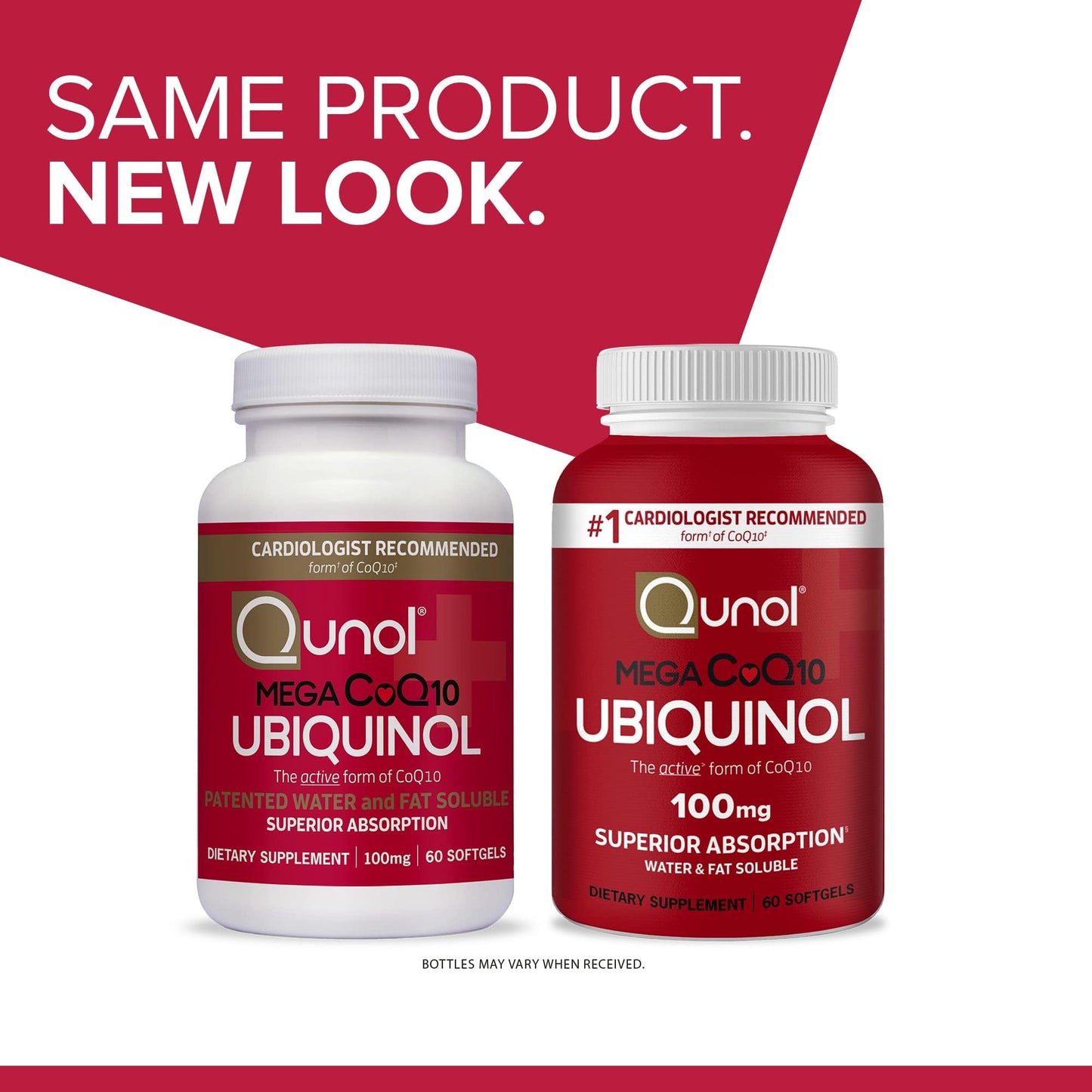 Qunol Ubiquinol CoQ10 100mg Softgels – Superior Absorption – 60 Count
