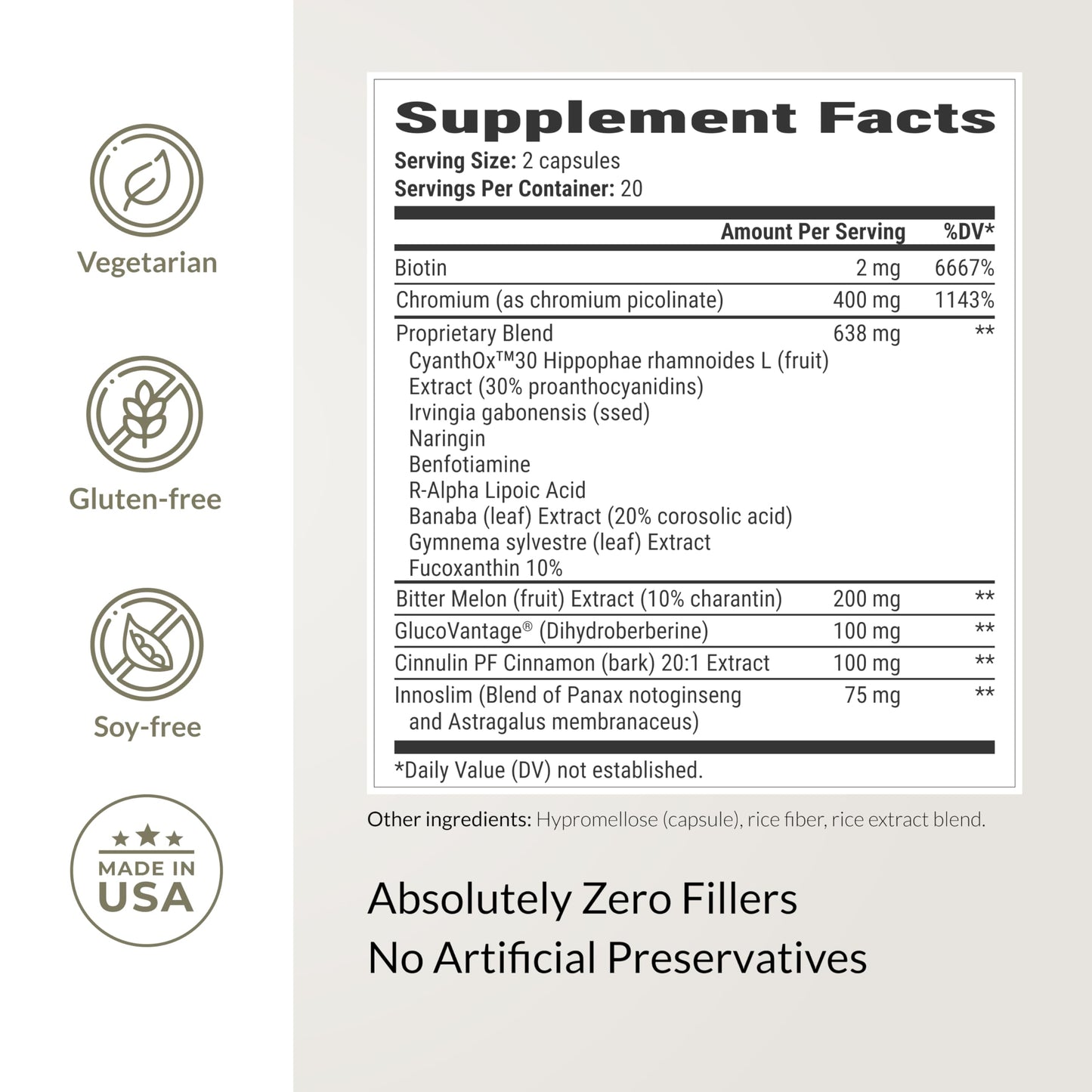 BIOptimizers Berberine Supplement - Weight Loss & Glucose Support (Vegetarian, Gluten & Soy Free)