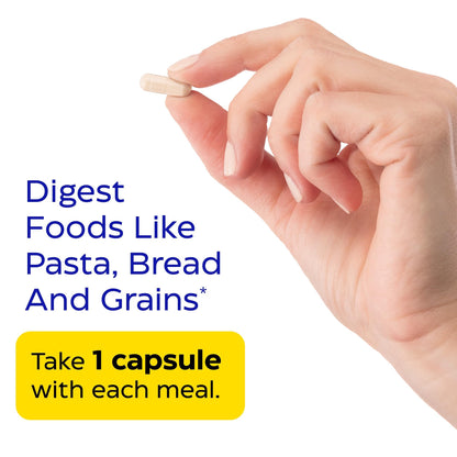 GlutenEase by Enzymedica | Advanced Digestive Enzymes for Gluten & Casein (120 Capsules)