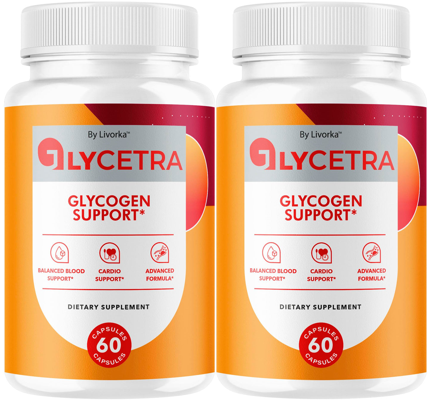 (2 Pack) Glycetra Capsules | Official Glycetra Advanced Glycogen Support - 120 Capsules