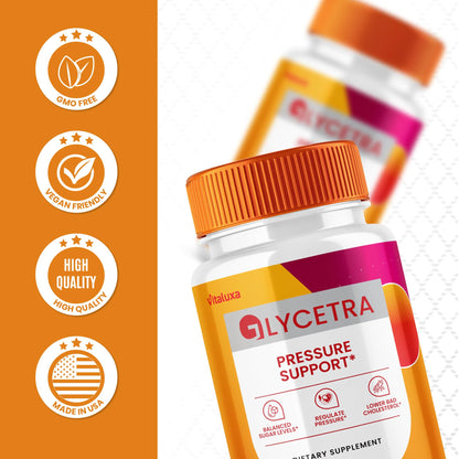 (3 Pack) Glycetra Capsules - Glycetra Blood Support | Advanced Formula, All Natural, 180 Ct
