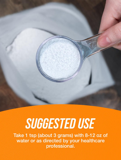 Glycine Powder - Unflavored, Gluten Free | BulkSupplements.com 1kg (2.2 lbs)