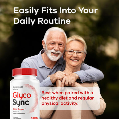 (3 Pack) Glyco Sync Capsules – All-Natural Balance Support, 90 Capsules