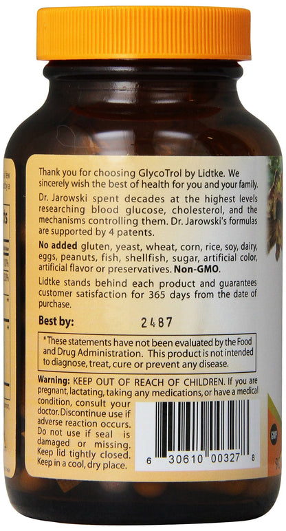 Lidtke Glycotrol Capsules, 90 Count – Supports Healthy Blood Sugar
