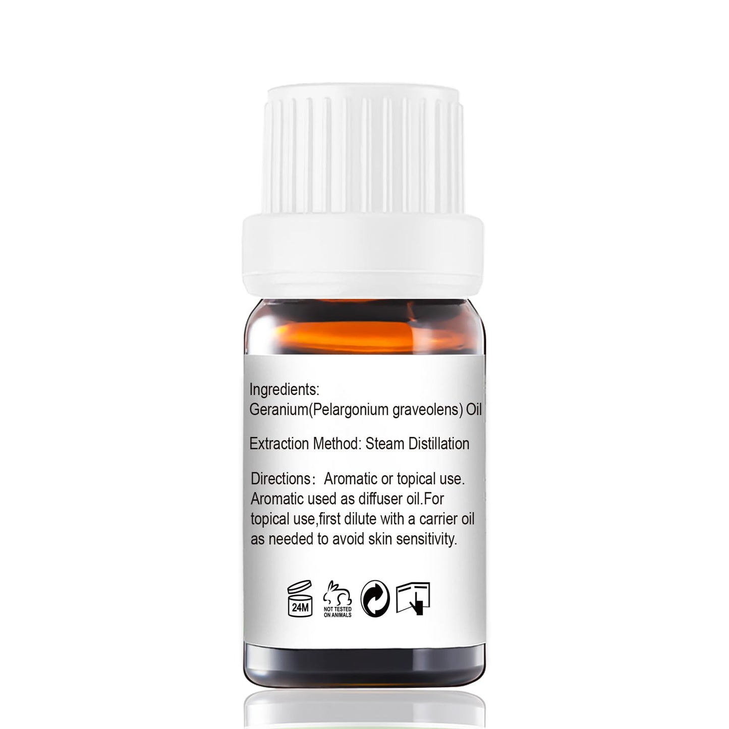 GM Gumili Geranium Essential Oil 10ml – 100% Pure for Diffuser, Skin, Hair