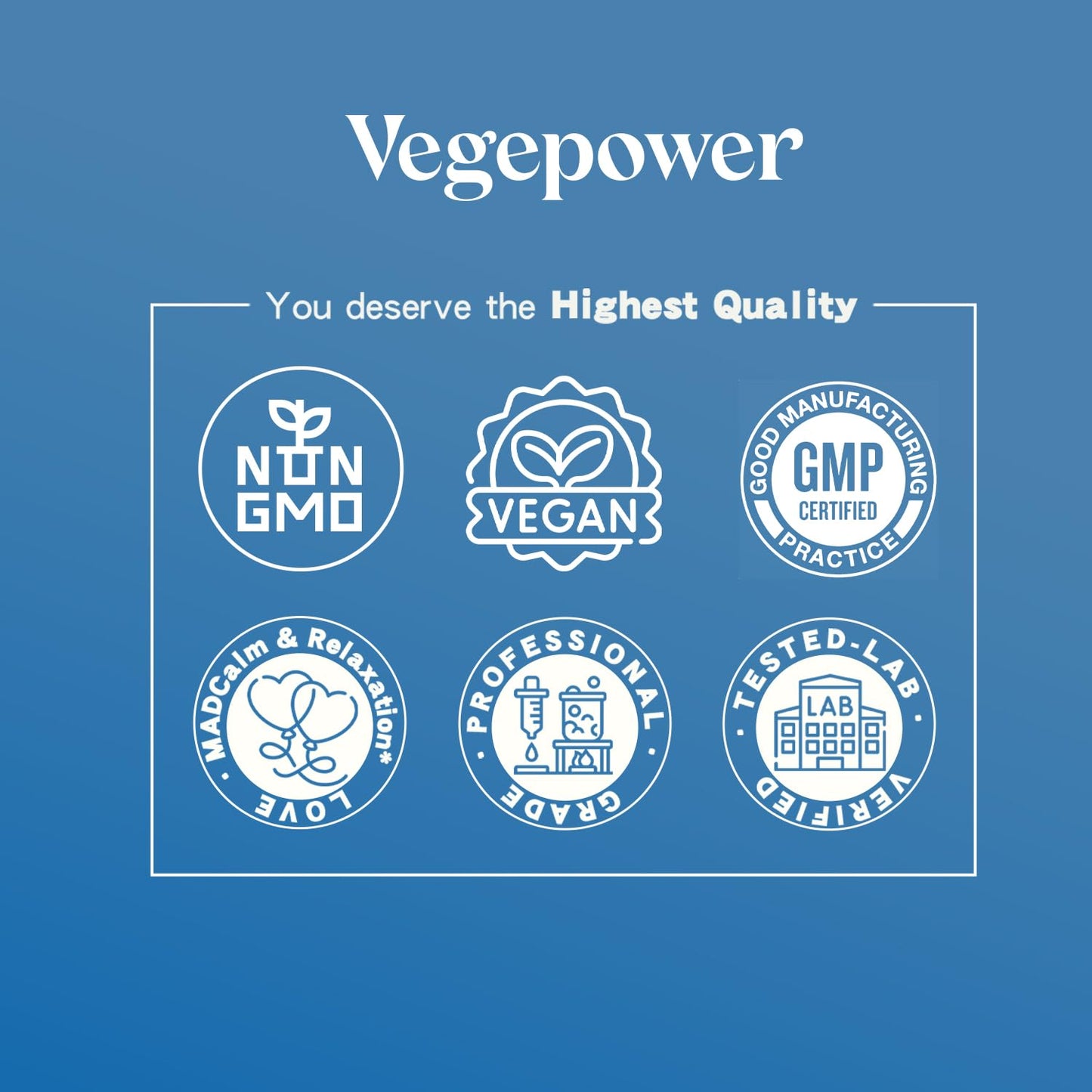 Magnesium Glycinate Capsules 200mg | Chelated Mg Bisglycinate + Vitamin D3, B6 & Zinc | Vegan 180 VegCaps