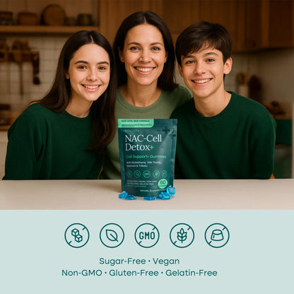 Sugar-Free NAC Gummies with Milk Thistle, Glutathione & Selenium