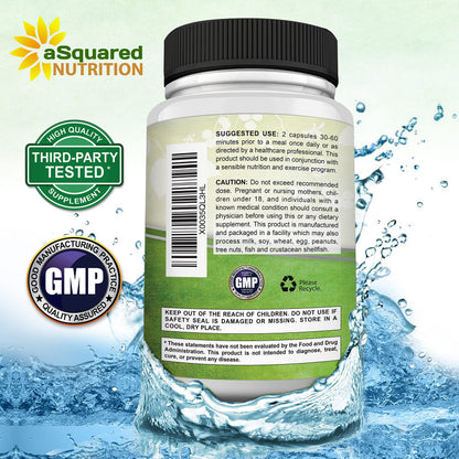 aSquared Garcinia Cambogia 1600mg – 180 Capsules | Ultra HCA