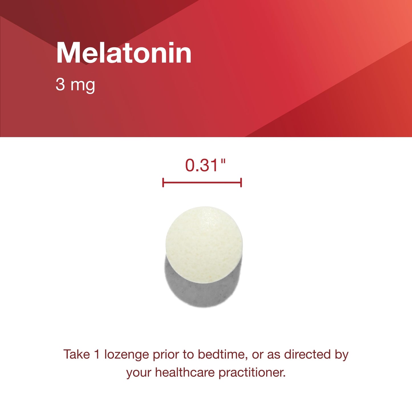 Protocol For Life Balance Melatonin 3mg Chewable Lozenges – Sleep Support for Adults, 120 Count, Kosher