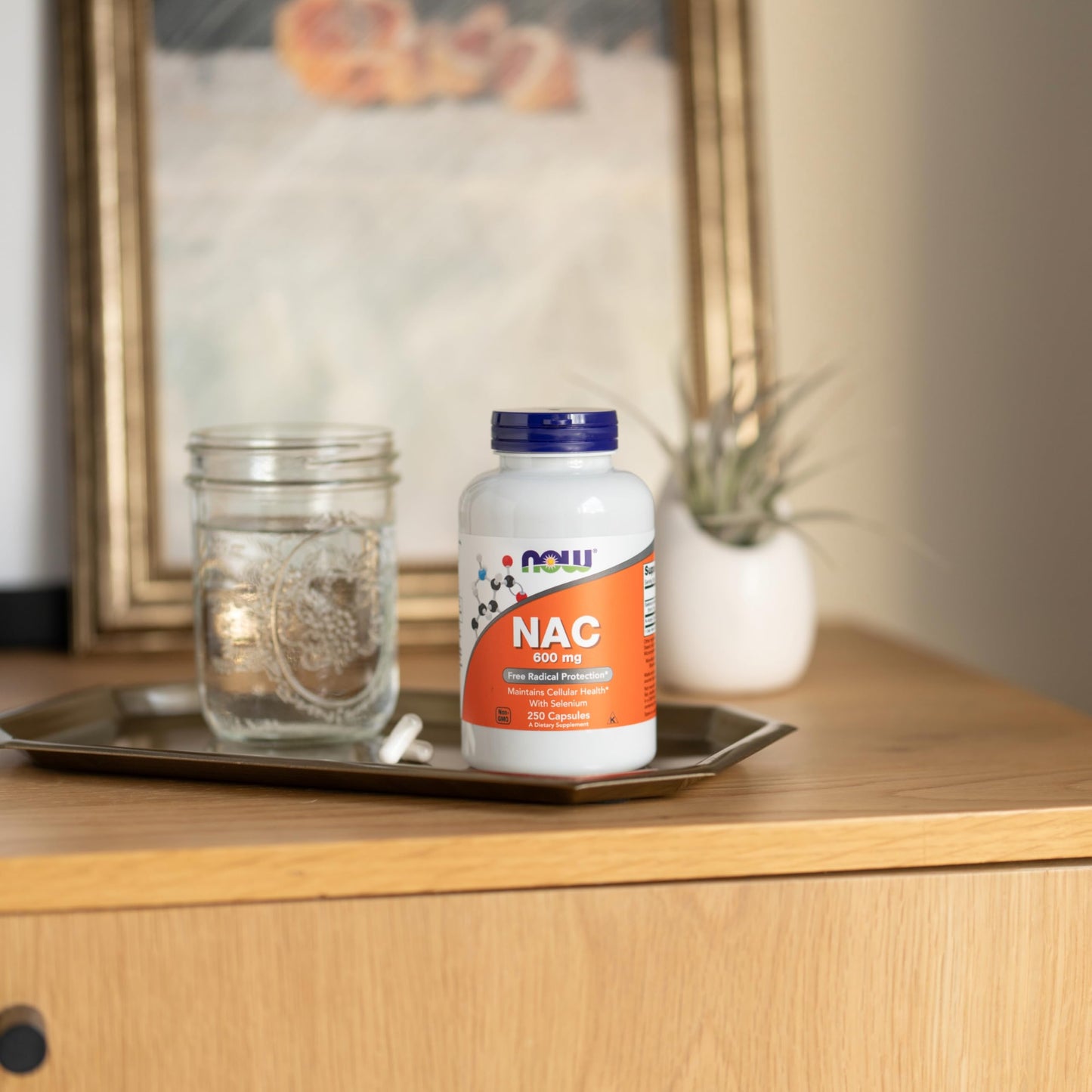 NOW NAC 600 mg with Selenium – 250 Veg Capsules