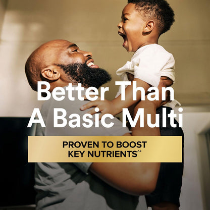 GNC Mega Men 50 Plus Multivitamin Caplets - Clinically Proven for Heart & Prostate Health | 60 Count