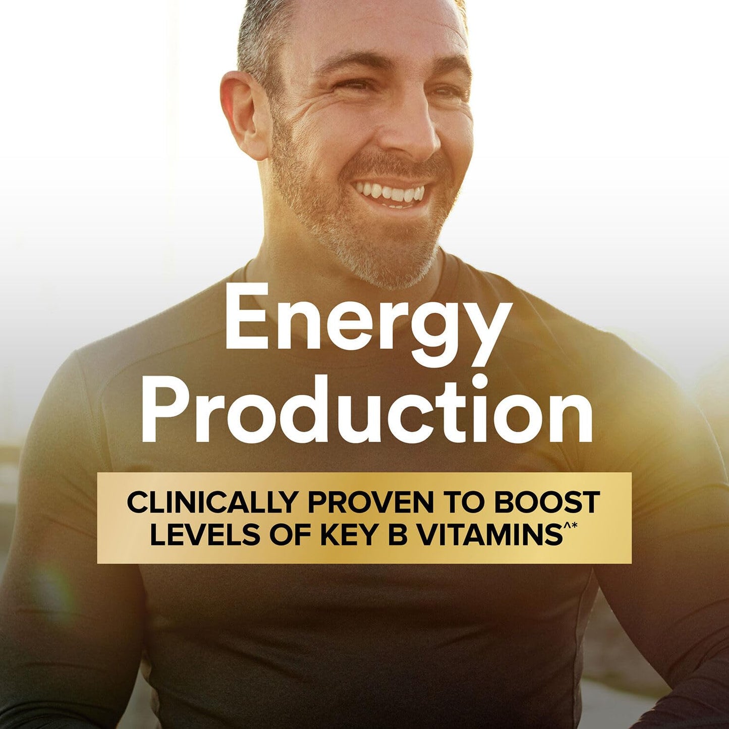 GNC Mega Men Energy & Metabolism Multivitamin Caplets | 180 Count, 90 Day Supply