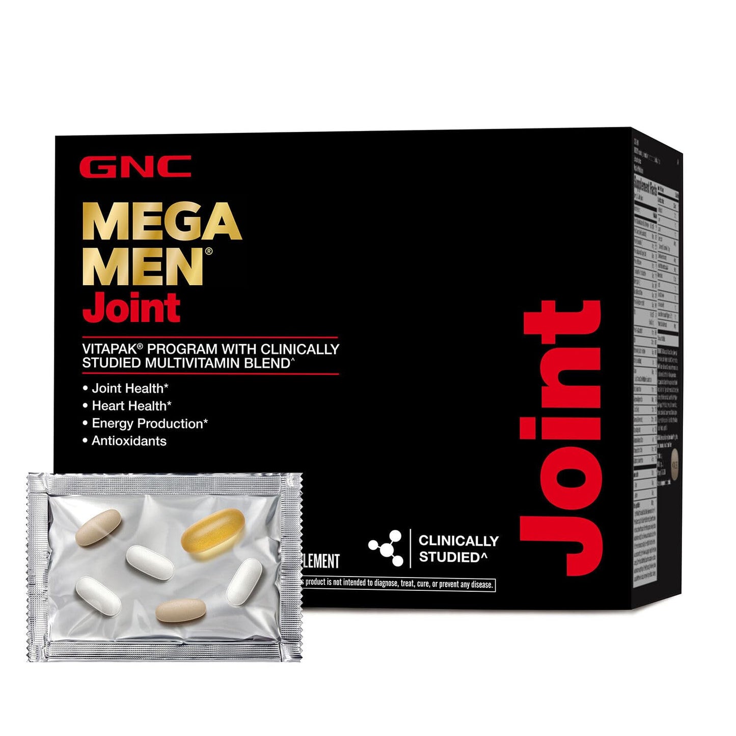 GNC Mega Men Joint Vitapak Program – 3-in-1 Pack, 30 Daily Packs