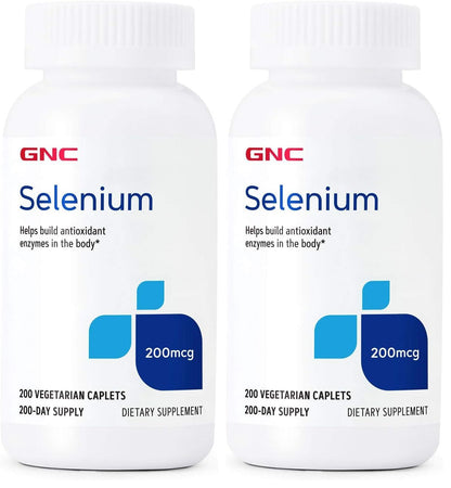 GNC Selenium 200mcg – Essential Mineral, 200 Tablets (Pack of 2)