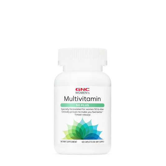 GNC Women's Multivitamin 50+ - Bone, Eye, Memory & Skin Health (60 Caplets)