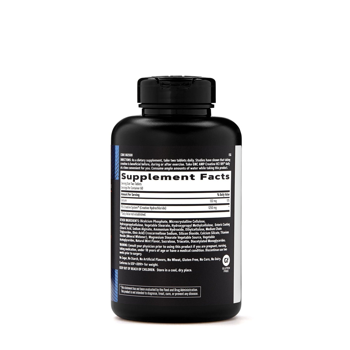 GNC AMP Creatine HCl 189 | Advanced Creatine Supplement for Muscle Energy
