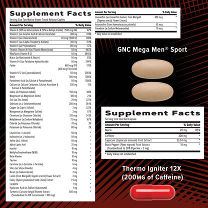 GNC AMP Men’s Ripped Vitapak Program — 4-in-1 Metabolism & Lean Muscle Support | 30-Day Supply