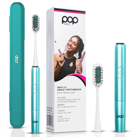 Go Plus Sonic Travel Electric Toothbrush - Portable Travel Kit